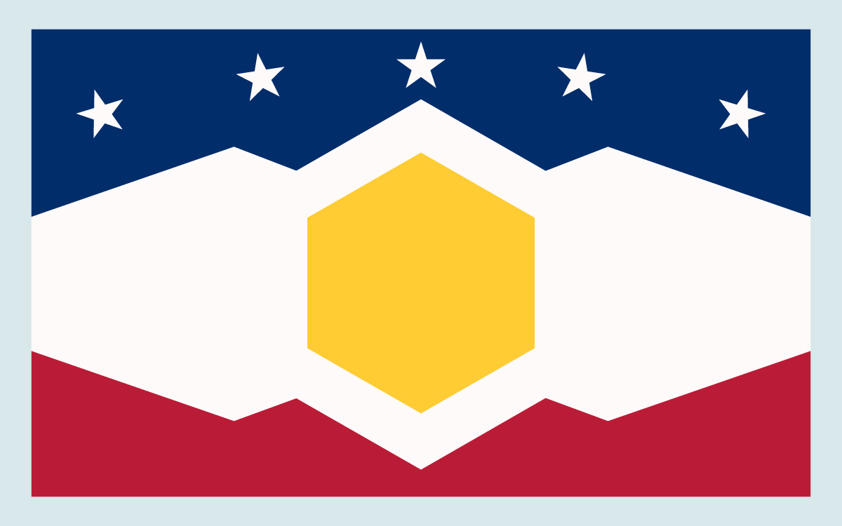 Nick's submission for Utah's state flag redesign